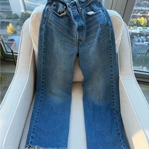 Levi's High Rise Ribcage Straight 27